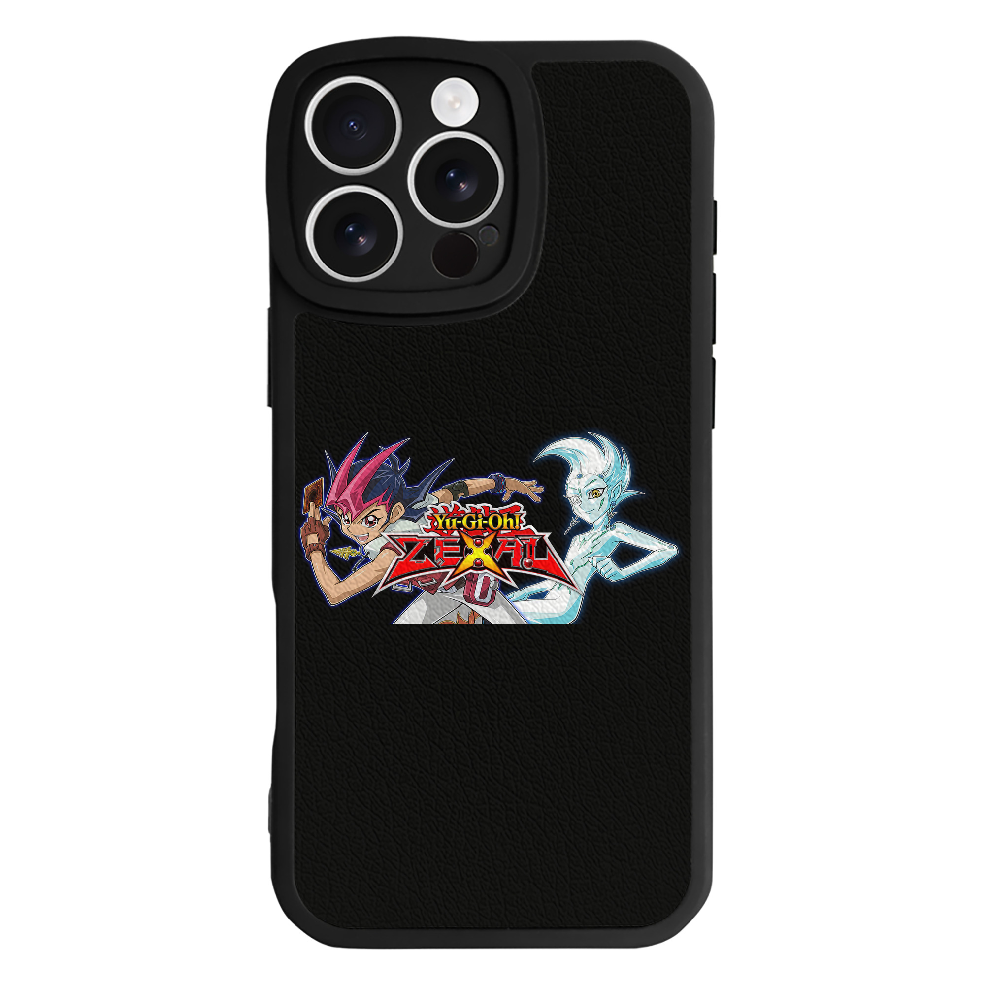 遊☆戯☆王 Yu-Gi-Oh! 【iPhone 16シリーズ対応】シリコンスマホケース（レザー調） 材質：シリコン